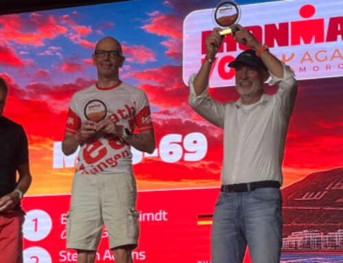 Sieg und WM-Qualifikation für Burkhard Schmidt beim IRONMAN 70.3 Agadir