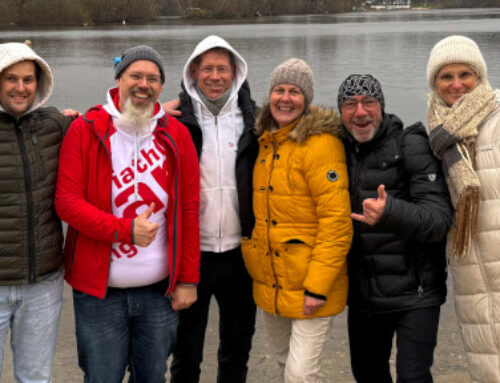 Kalt. Nass. Neujahr. | das Triathlon Team Ratingen 08 eröffnet die Freiwassersaison