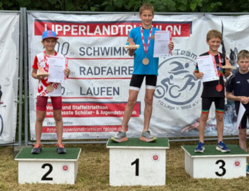 Paul Schneider überzeugt beim Debüt im Freiwasser